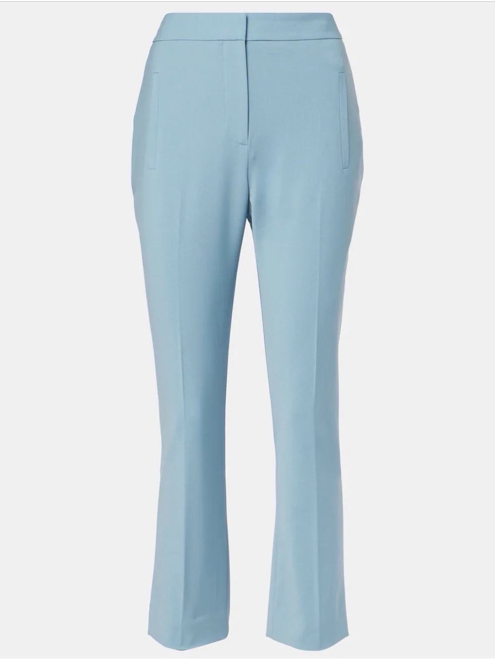 Veronica Beard Arte Cropped wool-blend slim pants